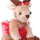 The Bearington Collection Darling Dancer Ballerina Reindeer 7" Stuffed Animal