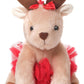 The Bearington Collection Darling Dancer Ballerina Reindeer 7" Stuffed Animal