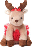The Bearington Collection Darling Dancer Ballerina Reindeer 7" Stuffed Animal