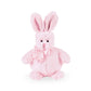The Bearington Collection Cottonball Bunny Sprout Pink Plush Stuffed Animal