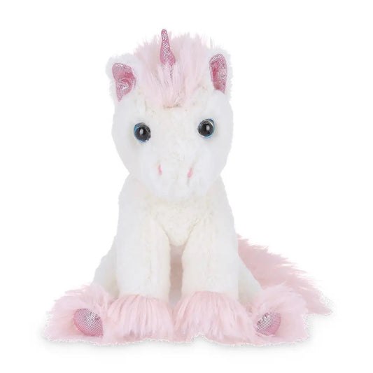 The Bearington Collection Lil' Dreamer Unicorn Stuffed Animal Plush