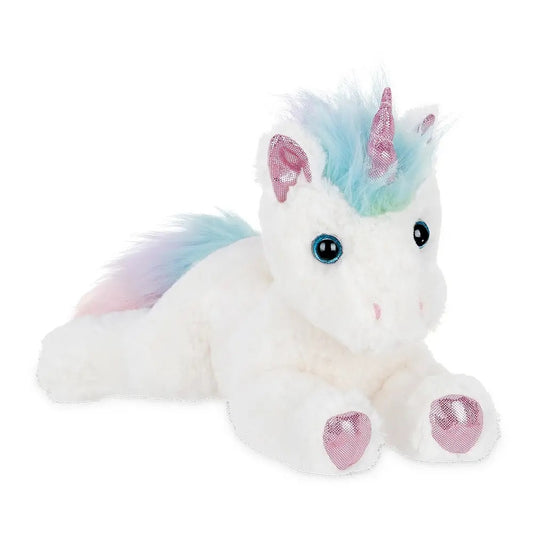 The Bearington Collection Lil' Rainbow Shimmers Unicorn Stuffed Animal Plush