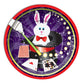 Magic Rabbit Show Magician 9" Paper Plate Birthday Party Decor Tableware 8pcs/pk