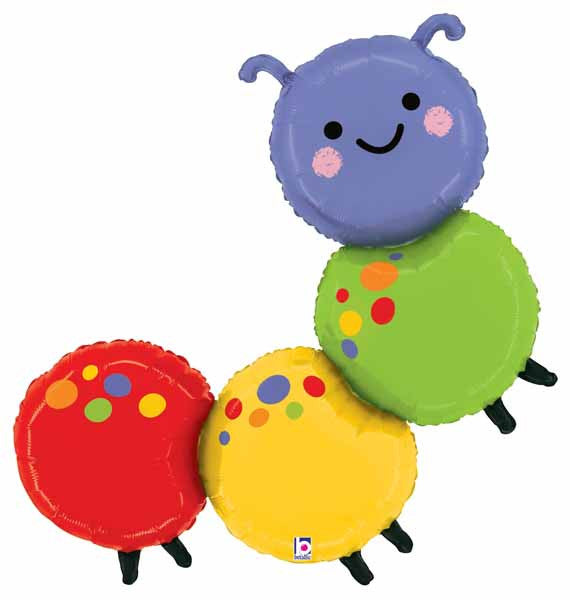 Cute Caterpillar Jumbo 39"Foil Balloon