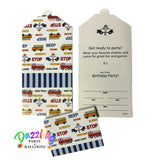 First Responders Birthday Invitations 6/CT