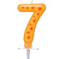 Star Candle Number Seven Numeral #7