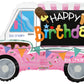 26" Happy Birthday Ice Cream Truck Balloon
