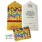 Let's Party Birthday Invitations 6/CT