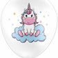 Unicorn 12" Latex Balloons Helium Quality 6pk