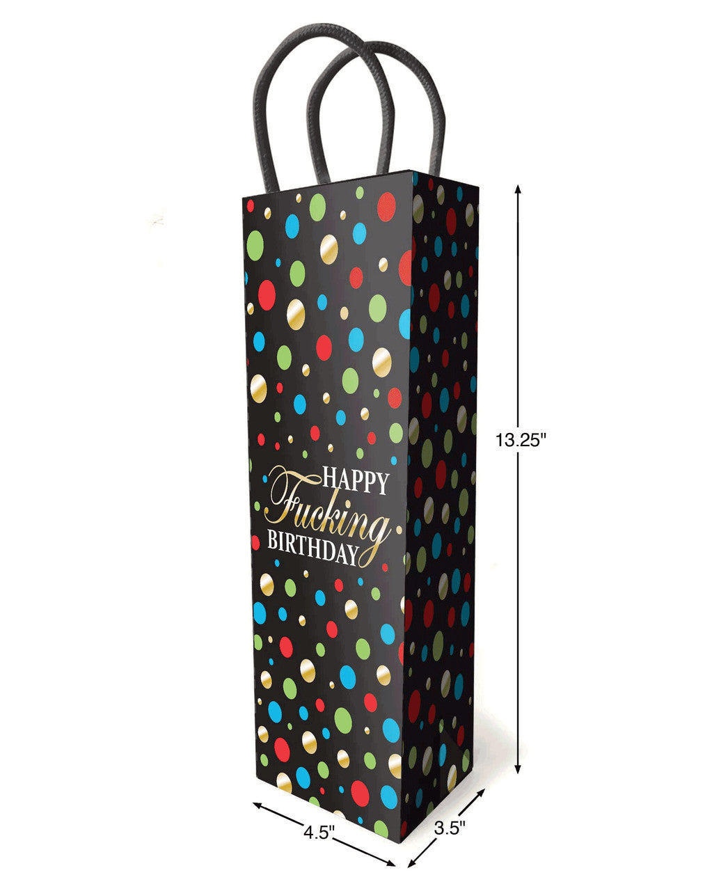 Happy Fucking Birthday! Wine Gift Bag Adult Novelty