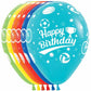 Happy Birthday Sports Assorted 11" Latex Balloon
