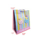 Happy Easter Chicks Pastel Gift Bag 12.5"