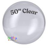 Huge 4 feet clear air party balloon