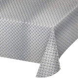 Diamond Plate Patterned Plastic Tablecover