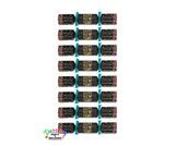 Colorful Confetti New Years Crackers 8/CT