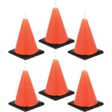 Orange Construction Cones Candles