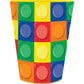 Block Party Building Bricks All Over Print Large Plastic Tumbler Cup 1/ct