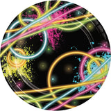 Glow Party Dessert Paper Plates