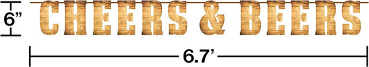 Cheers & Beers Letter Banner