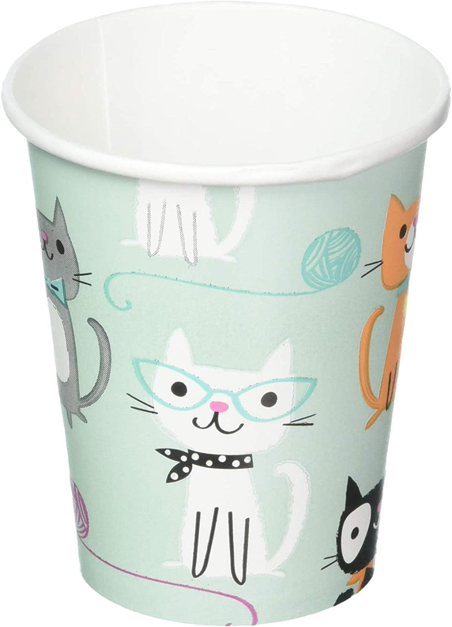 Purr-fect Cat Party Paper Cups