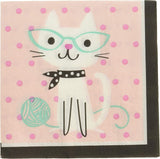 cat party napkins luncheon size