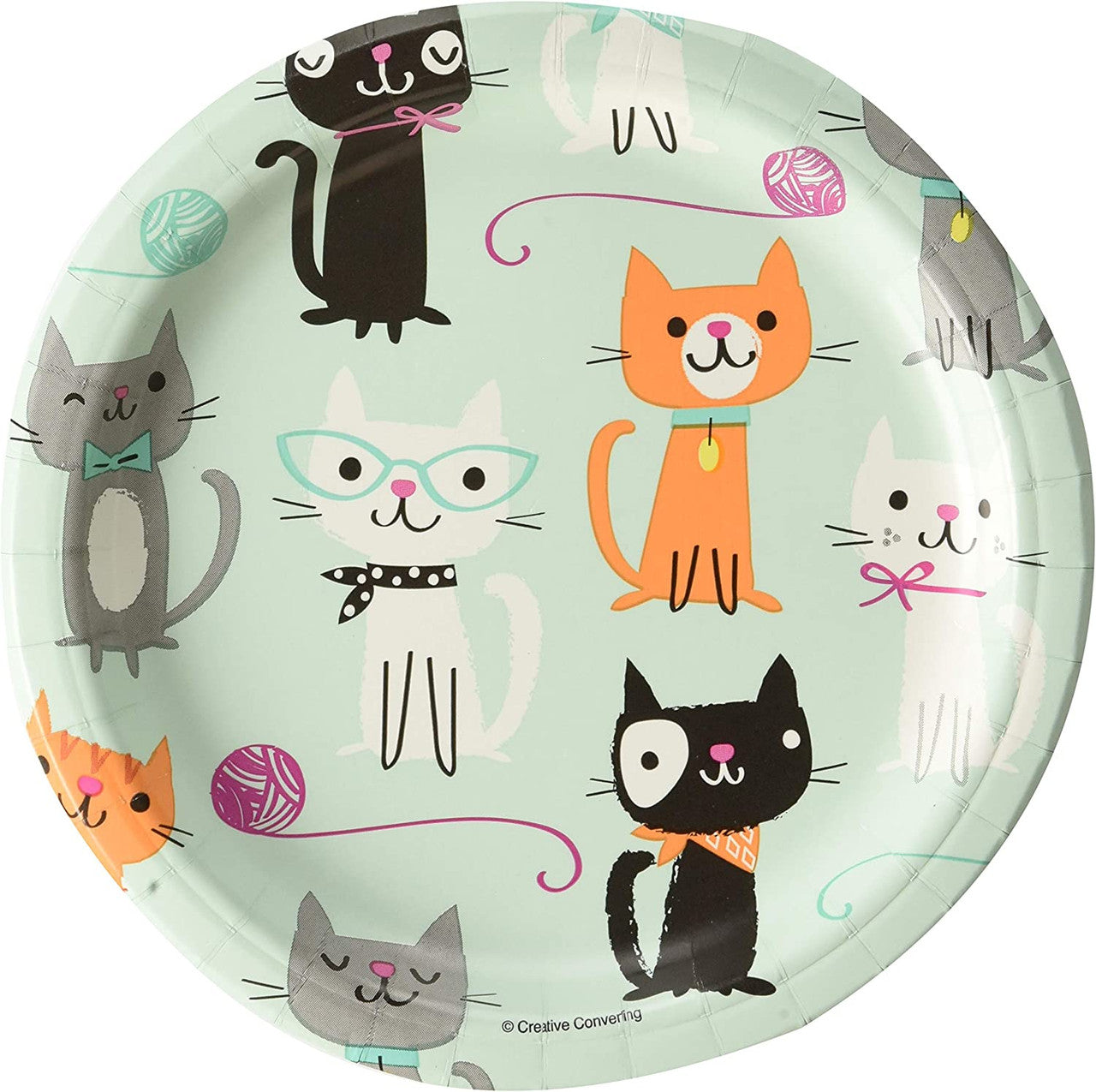 Purr-fect Cat Party Dessert Plates