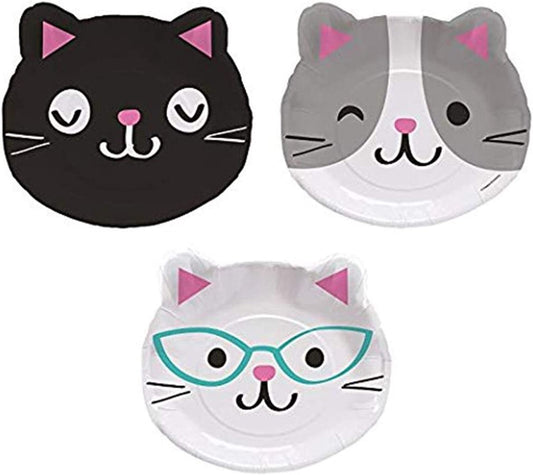 Purr-fect Cat Party Dinner Plates