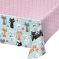 Purr-fect Cat Party Plastic Tablecover