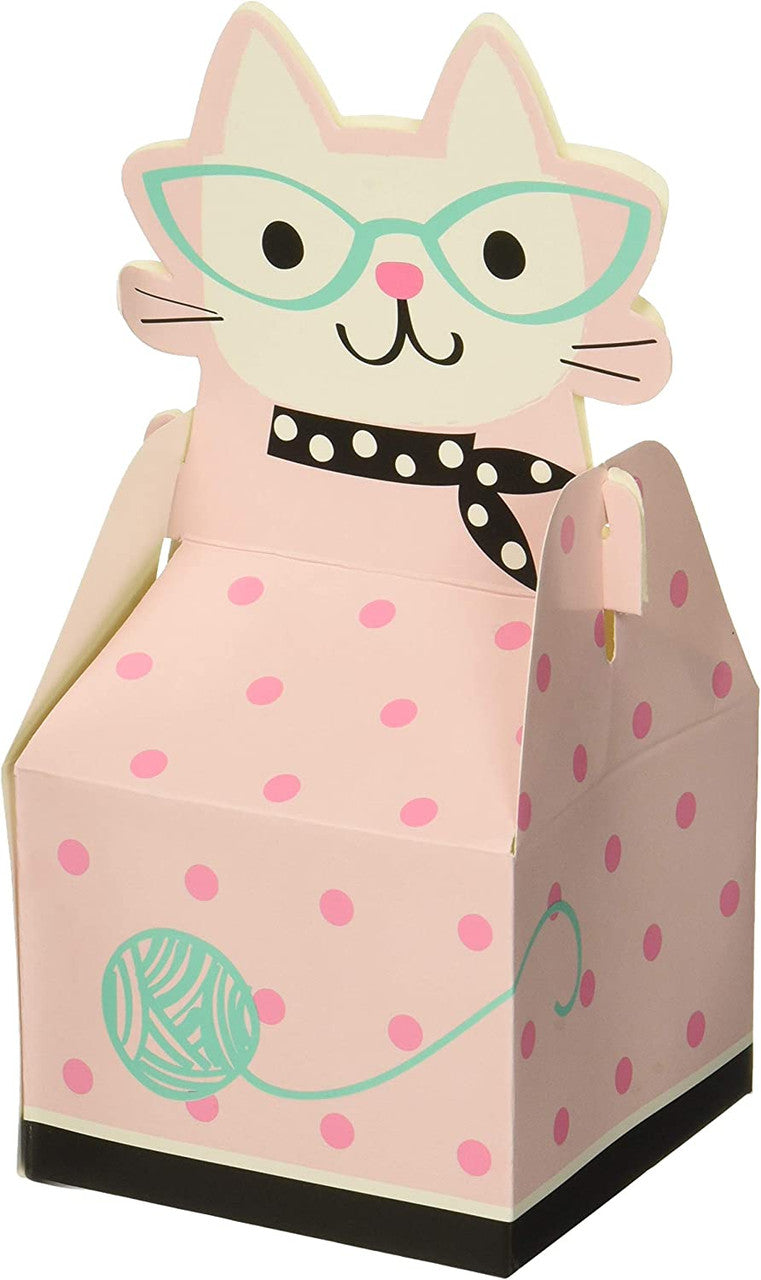 Purr-fect Cat Party Favor Boxes