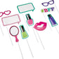 Sparkle Spa Photo Booth Props Kit