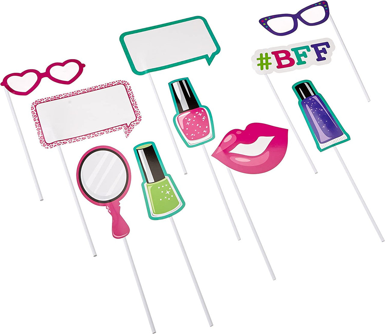 Sparkle Spa Photo Booth Props Kit