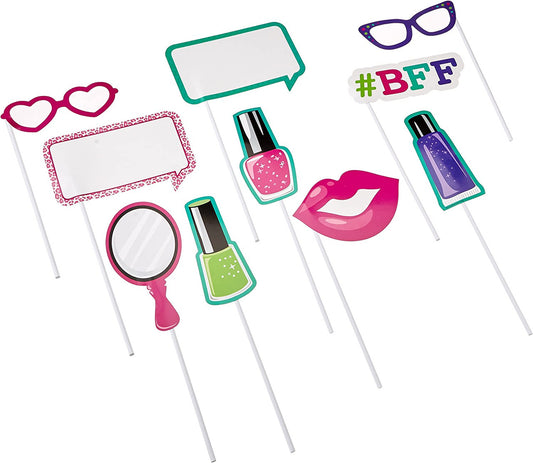 Sparkle Spa Photo Booth Props Kit