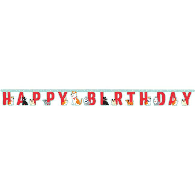 dog birthday party banner