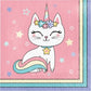 Sassy Caticorn Paper Lunch Napkins Cat Party Tableware Supplies