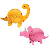 Cute Dino Centerpieces Honeycomb Pack of 2