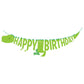 Dino Party Dinosaur Happy Birthday Garland Banner Party Supplies 1/ct