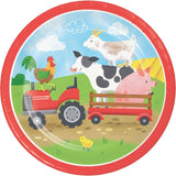 Farm Animals Dessert Plates