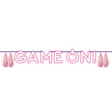 Digital Game On Tassel Banner 8" x 5.5' Paper Gamer Party Supplies Decorations