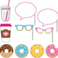 Donut Time Party Photobooth props