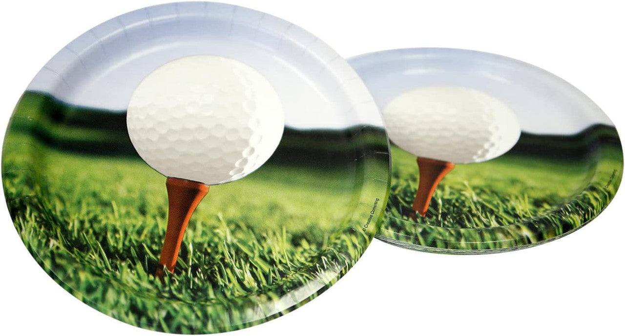 Golf Ball Lunch Plates