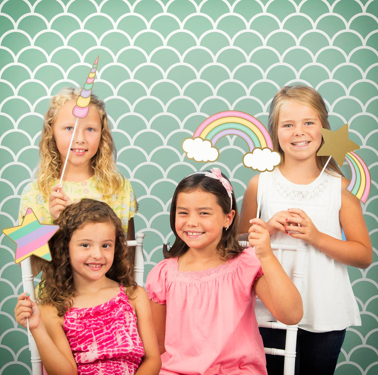 unicorn party photo booth props