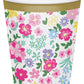 Fancy Floral Tea Party Paper Cups