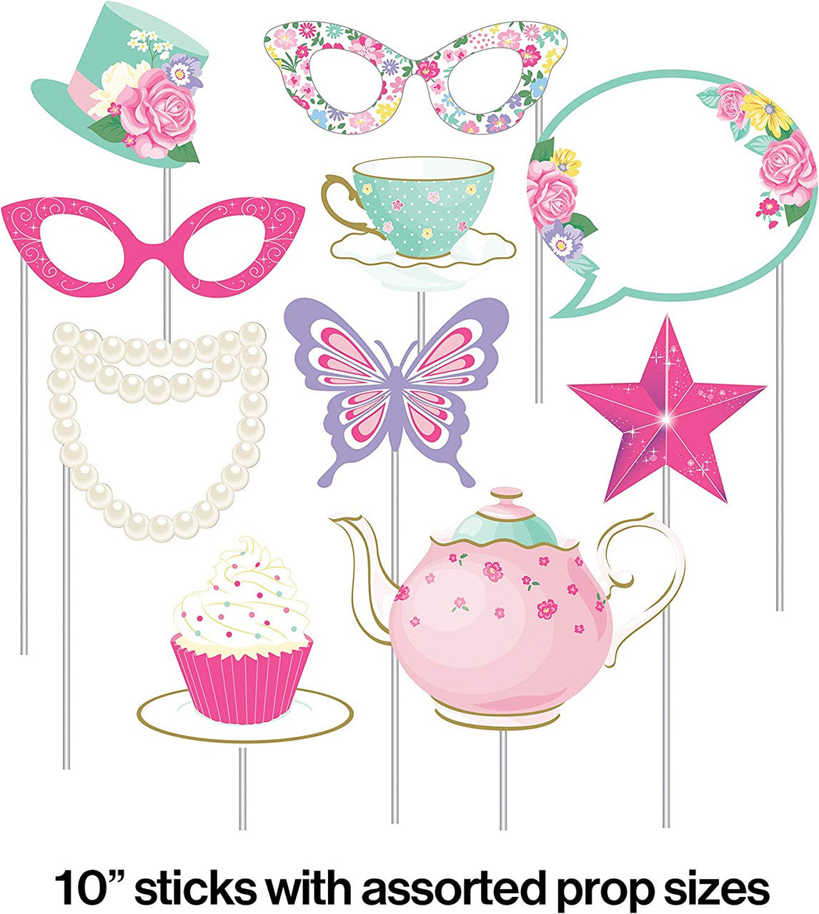 Cute Tea Party Photo Props