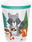 Woodland Creature Animals Party Cups