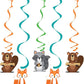 Woodland Creature Animals Party Hanging Danglers
