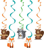 Woodland Creature Animals Party Hanging Danglers