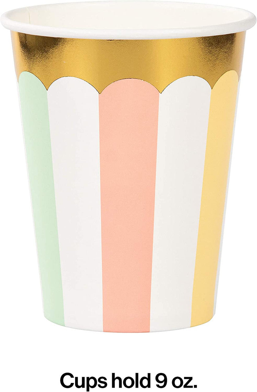 Rainbow Pastel Paper Cups