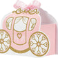 Pink Princess Carriage Favor Boxes