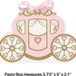 Pink Princess Carriage Favor Boxes