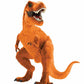 Airfilled Orange Dinosaur Foil Balloon Mini Shape